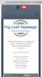 Mobile Screenshot of fig-leaf-massage.co.uk